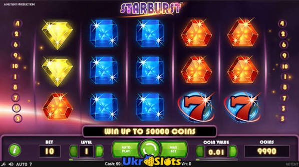 Starburst En Glitrende Rejse Ind i Slotsverdenen